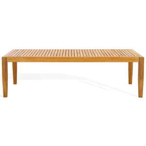 Safavieh Couture Samoa Teak Patio Coffee Table, CPT1059