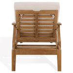 WHITE / NATURAL TEAK