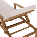 WHITE / NATURAL TEAK