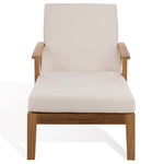 WHITE / NATURAL TEAK