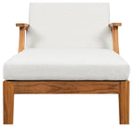 WHITE / NATURAL TEAK