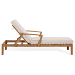 WHITE / NATURAL TEAK