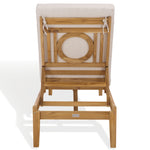WHITE / NATURAL TEAK