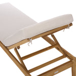 WHITE / NATURAL TEAK