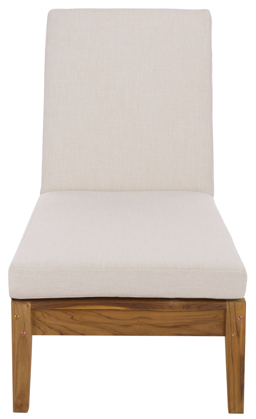WHITE / NATURAL TEAK