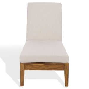 Safavieh Couture Montclair Teak Chaise Lounge, CPT1067