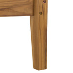 WHITE / NATURAL TEAK