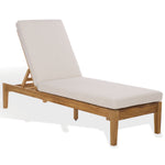 WHITE / NATURAL TEAK
