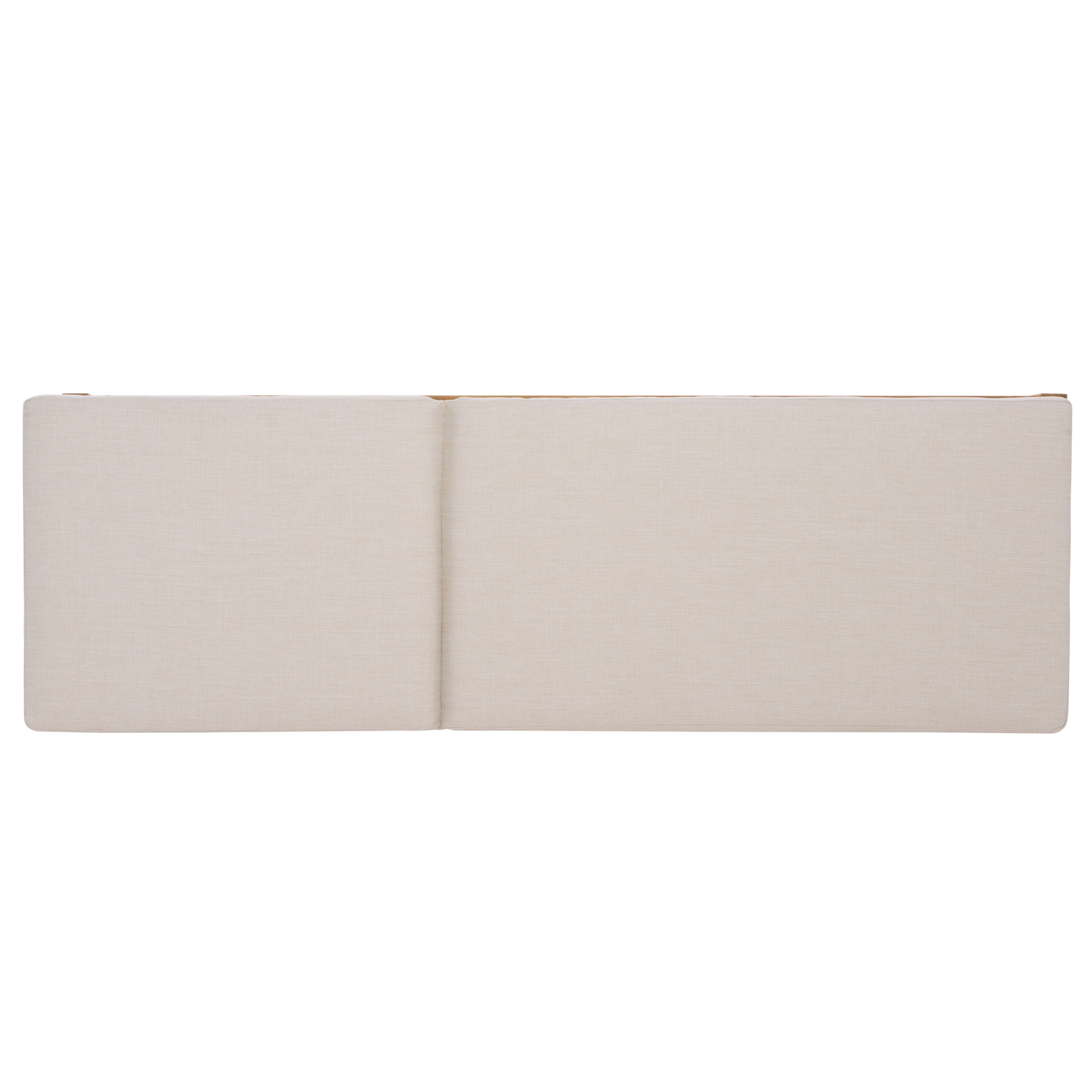 WHITE / NATURAL TEAK