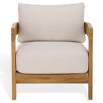 WHITE / NATURAL TEAK