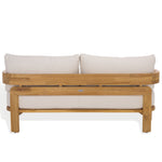WHITE / NATURAL TEAK
