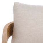 WHITE / NATURAL TEAK