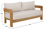 WHITE / NATURAL TEAK