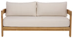 WHITE / NATURAL TEAK