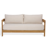 WHITE / NATURAL TEAK