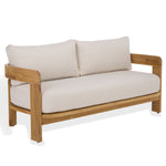WHITE / NATURAL TEAK