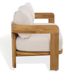 WHITE / NATURAL TEAK