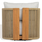 WHITE / NATURAL TEAK