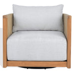 WHITE / NATURAL TEAK