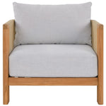WHITE / NATURAL TEAK