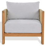 WHITE / NATURAL TEAK