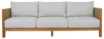 WHITE / NATURAL TEAK