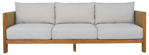 Safavieh Couture Marina Teak Patio Sofa, CPT1085