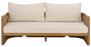 Safavieh Couture Skipper Teak Patio Sofa, CPT2011