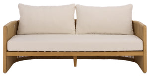 Safavieh Couture Gale Teak & Hyacinth Patio Sofa, CPT2014