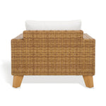 Safavieh Couture Margarita Wicker Patio Chair, CPT2101 - Natural / White