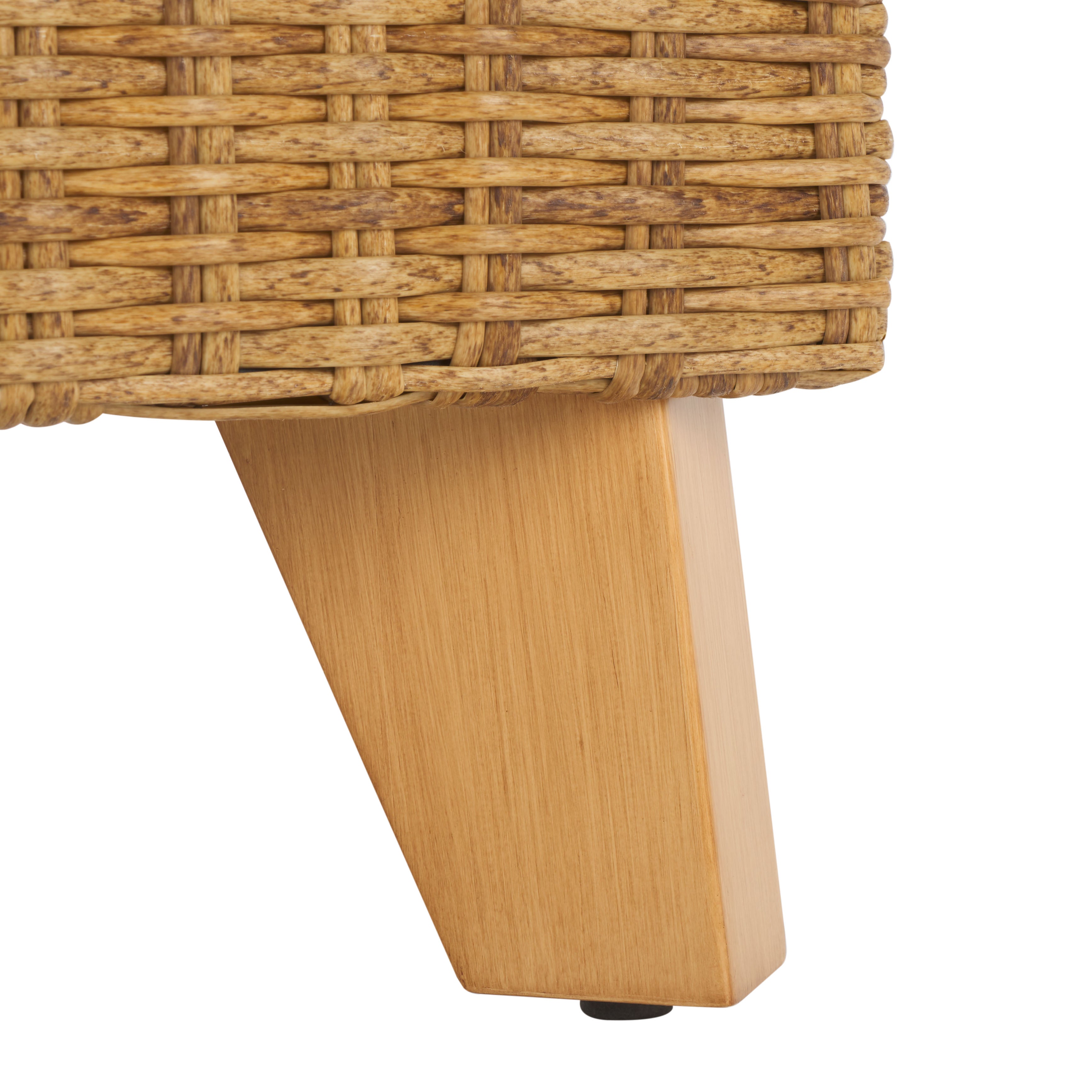Safavieh Couture Margarita Wicker Patio Chair, CPT2101 - Natural / White