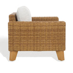 Safavieh Couture Margarita Wicker Patio Chair, CPT2101 - Natural / White