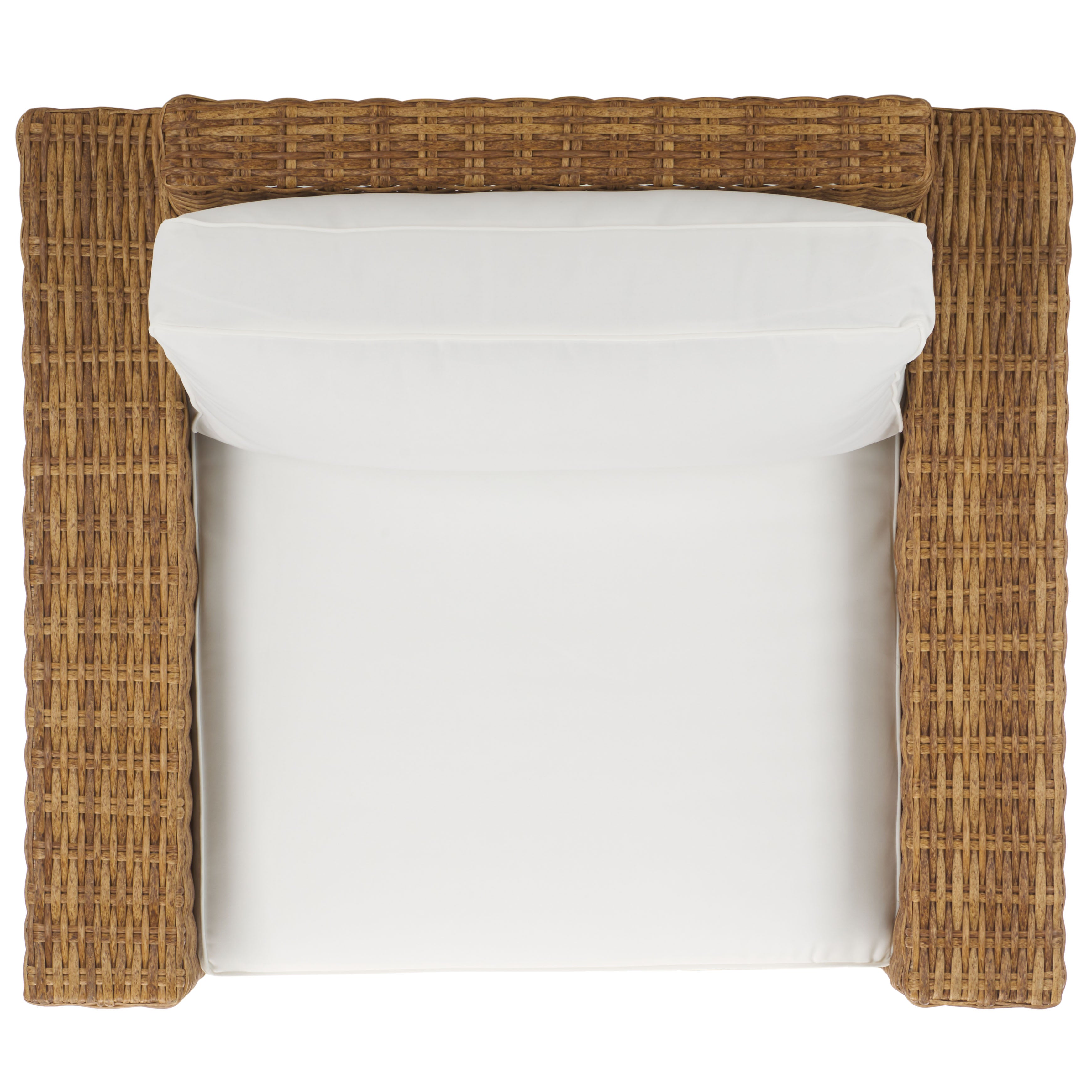 Safavieh Couture Margarita Wicker Patio Chair, CPT2101 - Natural / White