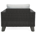 Safavieh Couture Margarita Wicker Patio Chair, CPT2101 - Dark Grey / White