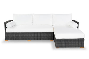 Safavieh Couture Anguilla Wicker Outdoor Chaise Sectional, CPT2104