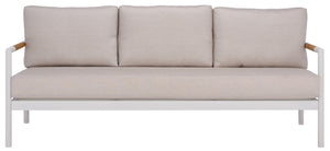 Safavieh Couture Chryssa Aluminum Patio Sofa, CPT4008
