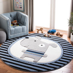 Safavieh Carousel Kids 126 Rug, CRK126 - Navy / Ivory