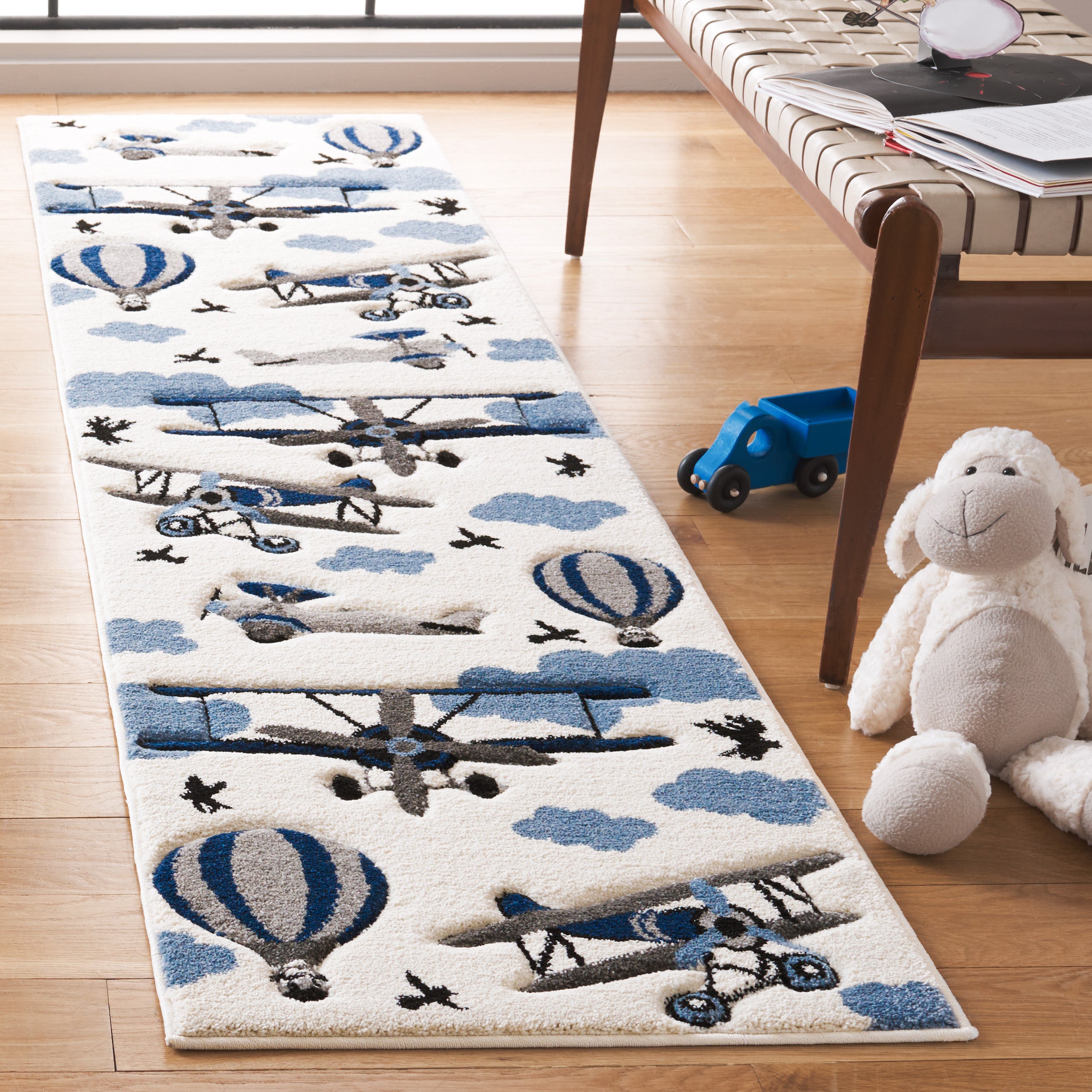 IVORY / BLUE