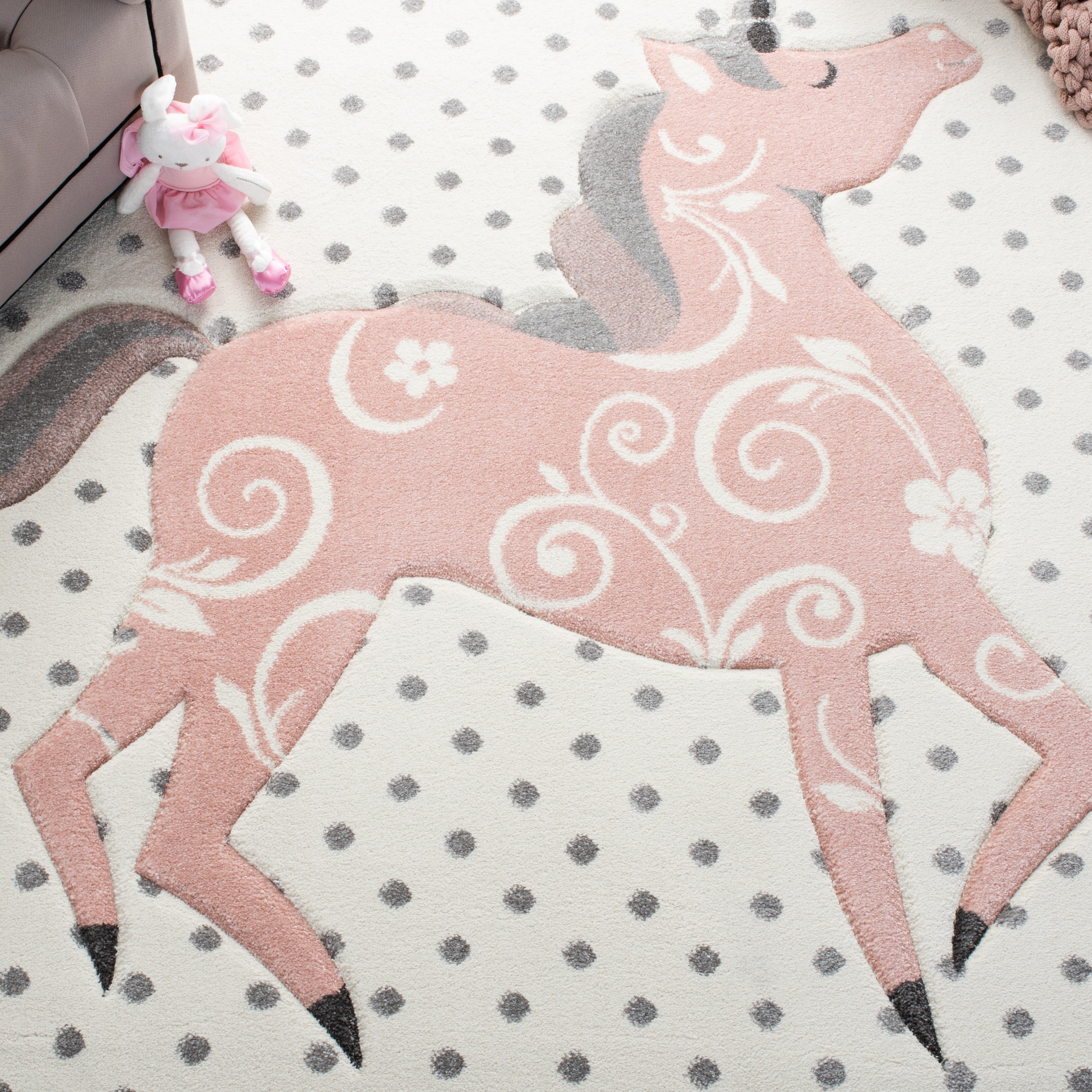 IVORY GREY / PINK
