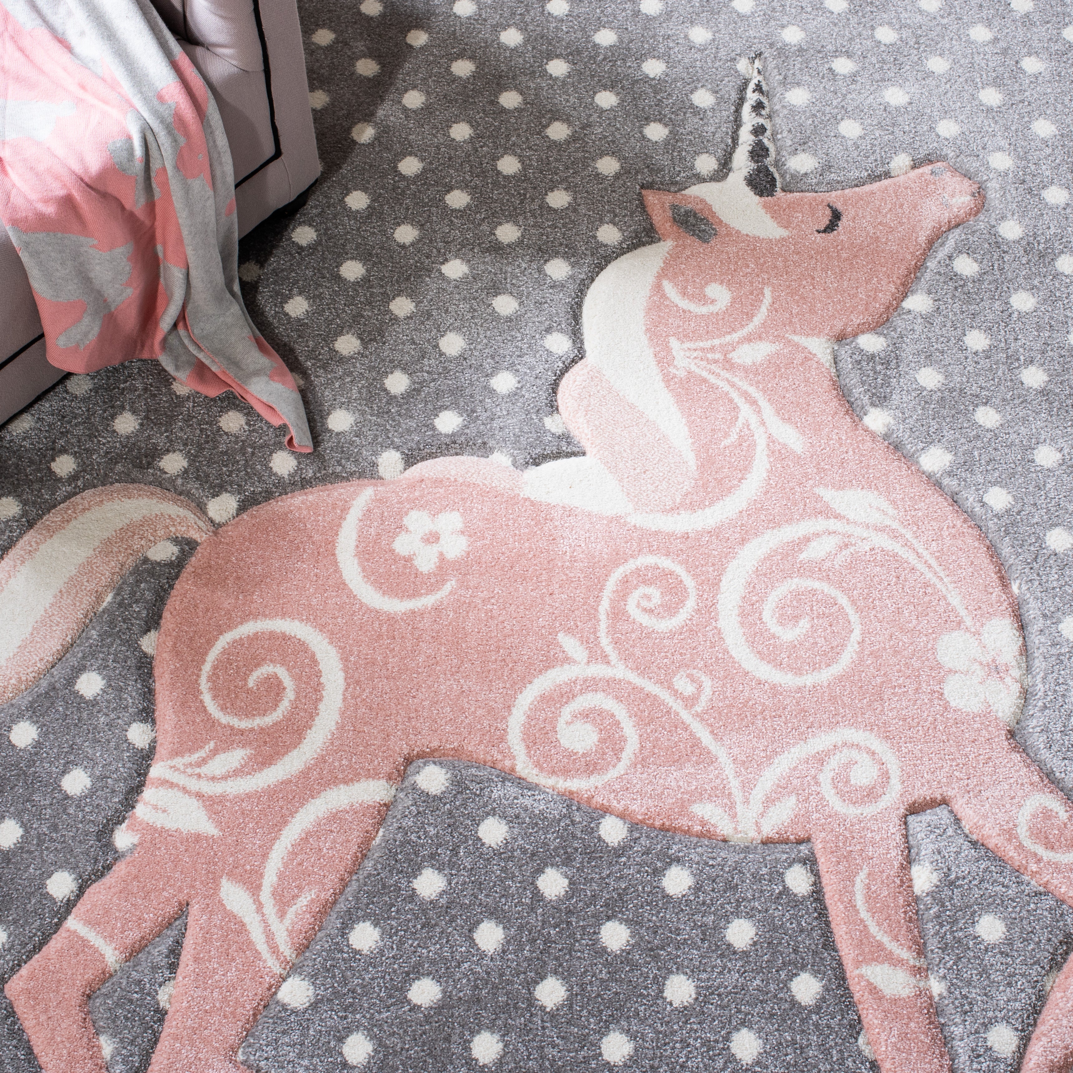 GREY/IVORY / PINK