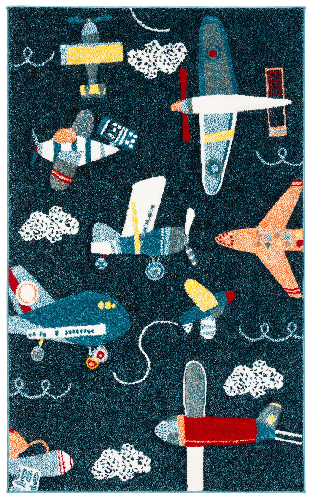 Safavieh Carousel Kids 167 Rug, CRK167 - Navy / Ivory