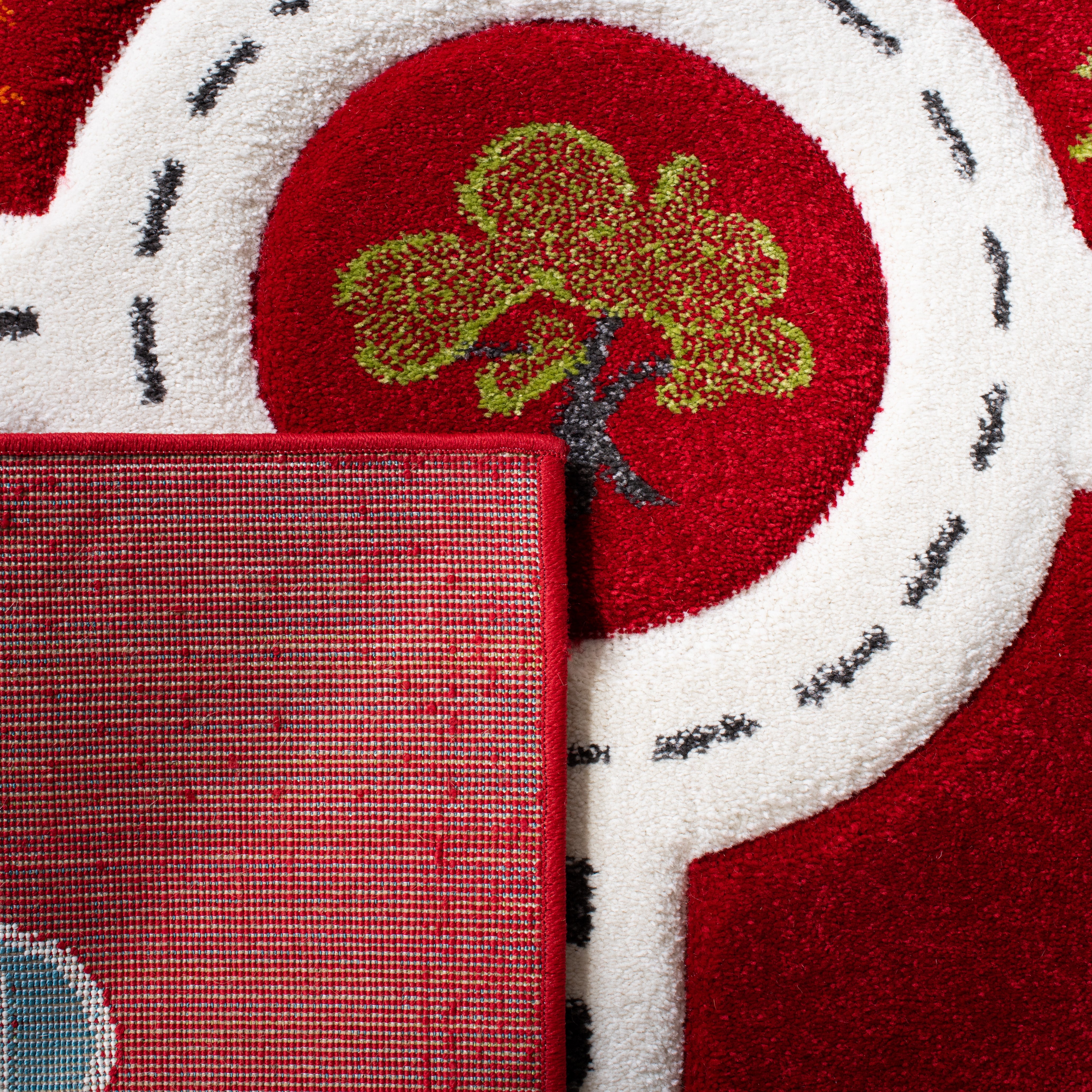 RED / IVORY
