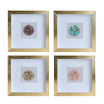 Two's Company S/4 Semi-Precious Stone Shadow Box Wall Art