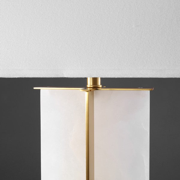Safavieh Couture Natalee Marble Table Lamp, CTL1045 - Gold / White