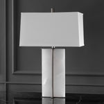 Safavieh Couture Natalee Marble Table Lamp, CTL1045 - Black / White