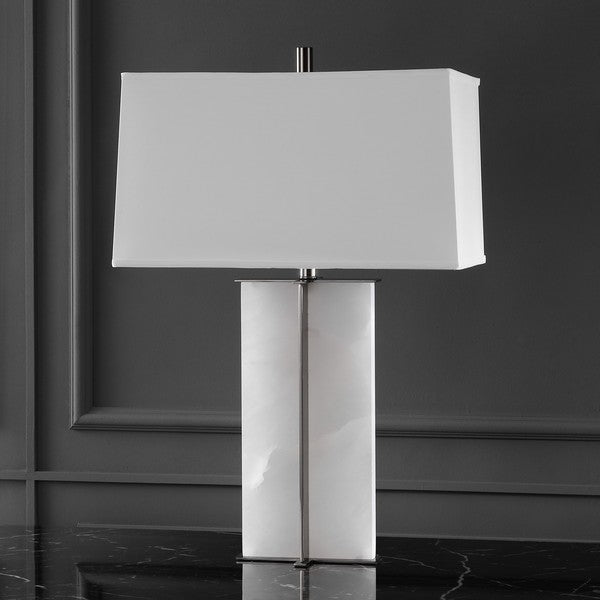 Safavieh Couture Natalee Marble Table Lamp, CTL1045 - Black / White