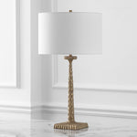Safavieh Couture Roxalina Metal Base Table Lamp, CTL1051 - Antique Brass / White