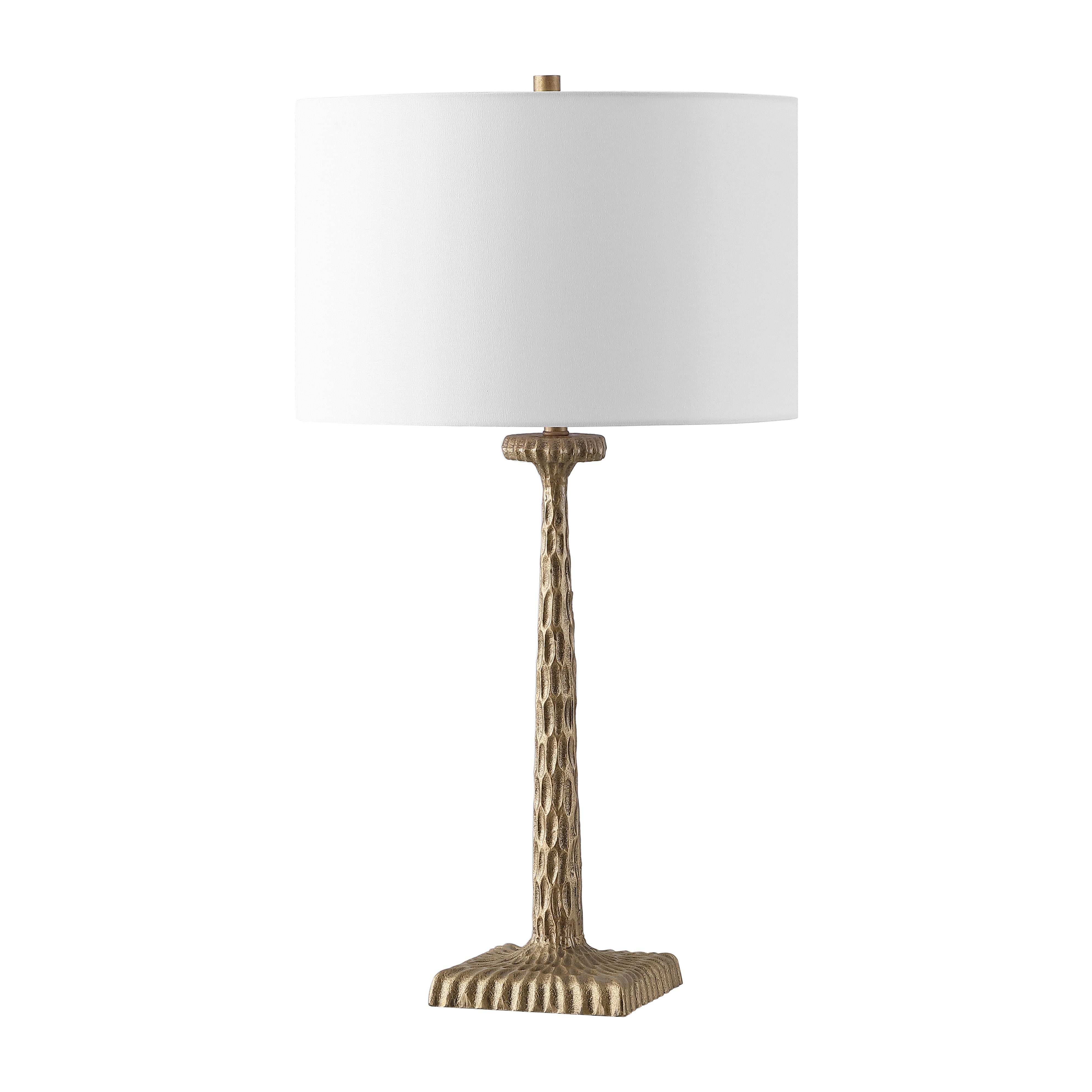 Safavieh Couture Roxalina Metal Base Table Lamp, CTL1051 - Antique Brass / White