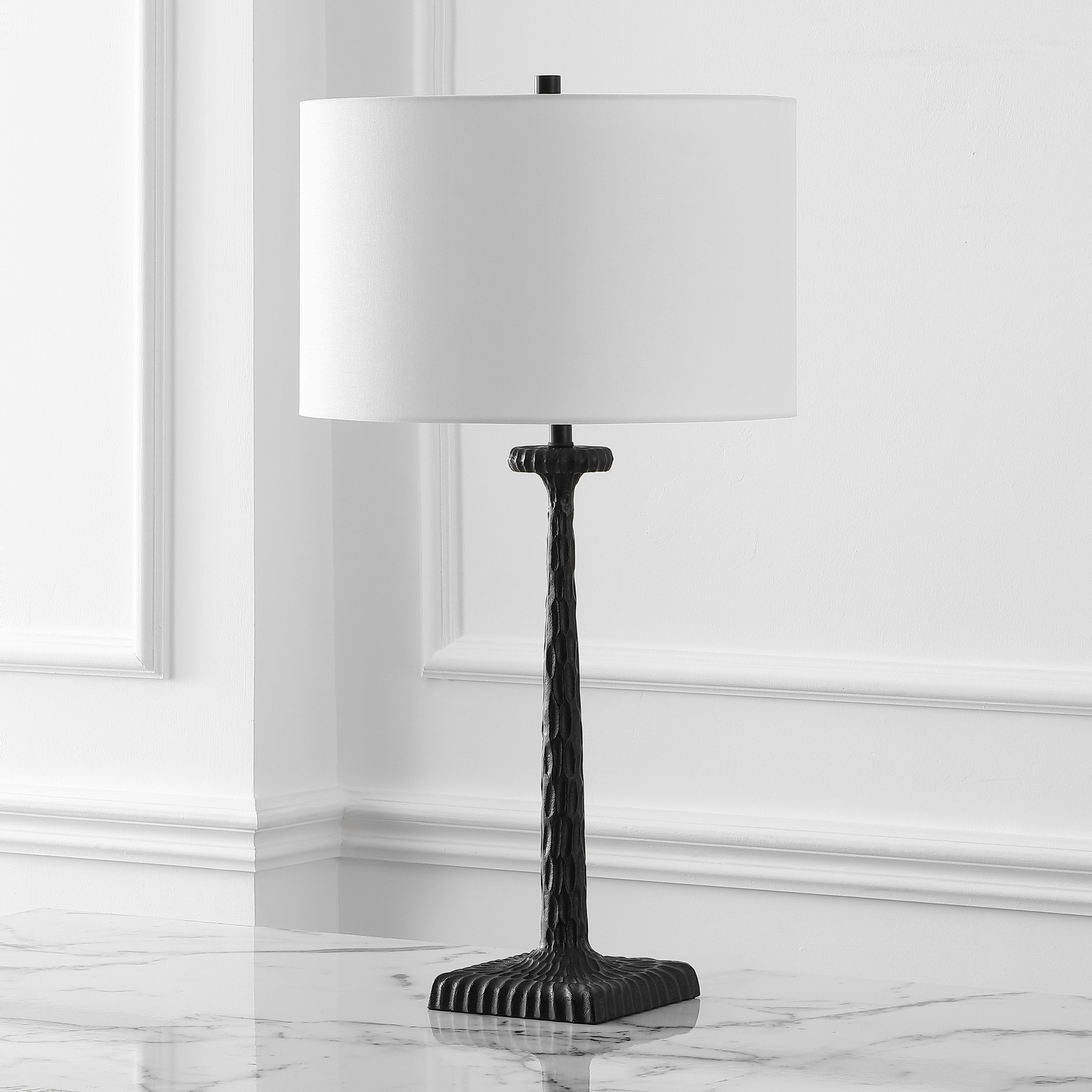 Safavieh Couture Roxalina Metal Base Table Lamp, CTL1051 - Black / White