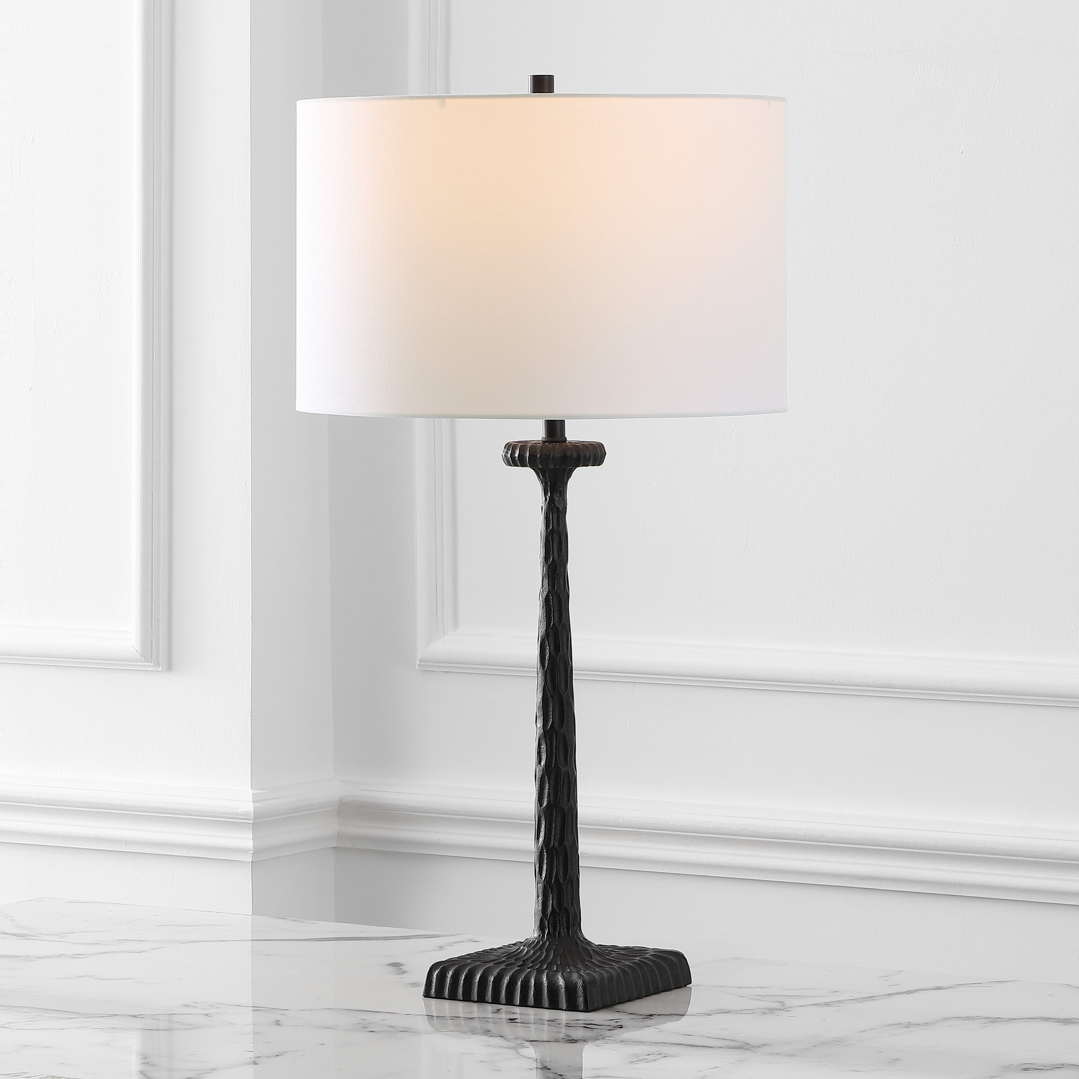 Safavieh Couture Roxalina Metal Base Table Lamp, CTL1051 - Black / White
